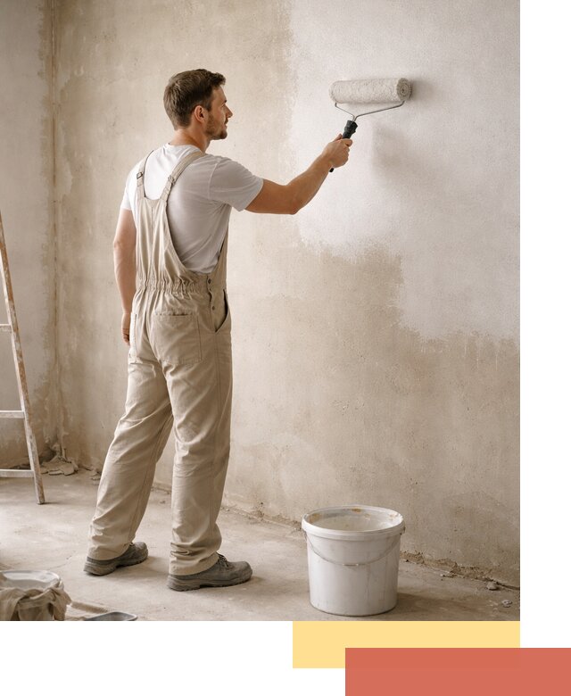 Грунтовка стен под отделку в Полевском профессиональным раствором