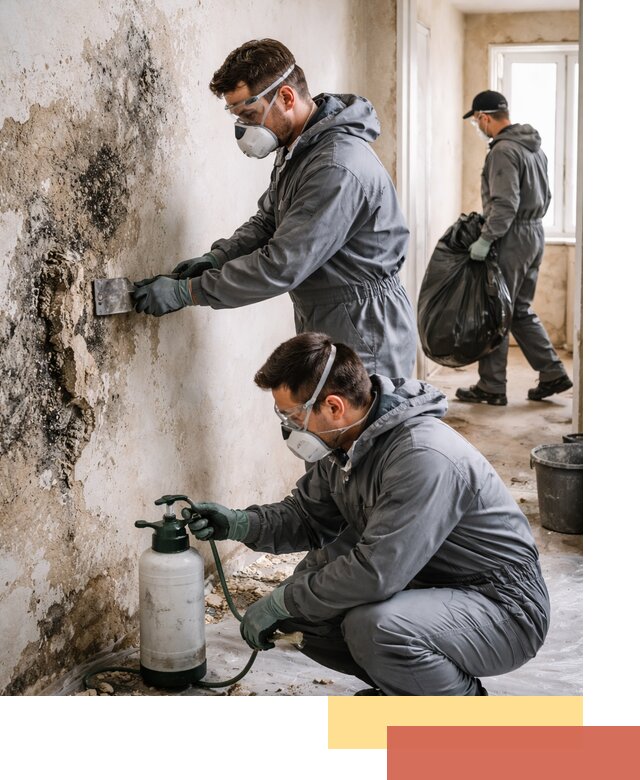 Удаление плесени со стен профессионально в Полевском