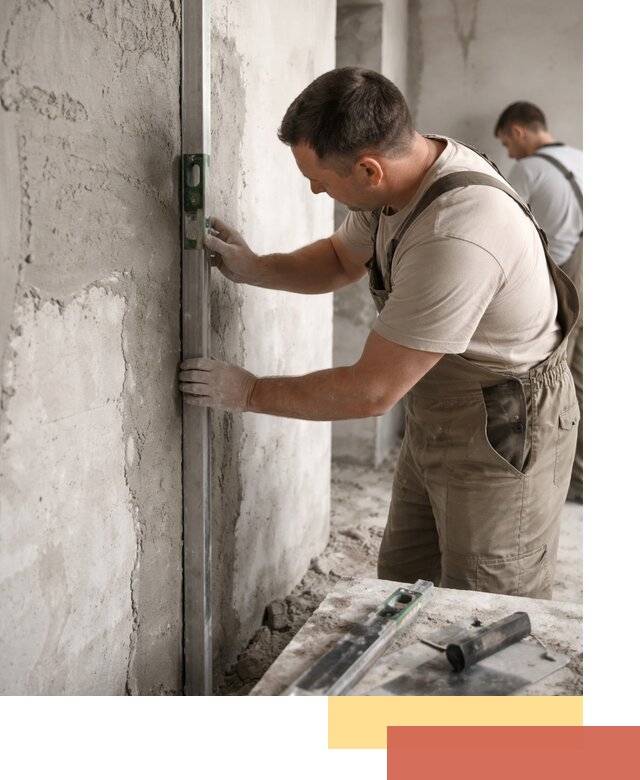 Установка штукатурных маяков в Полевском с гарантией качества