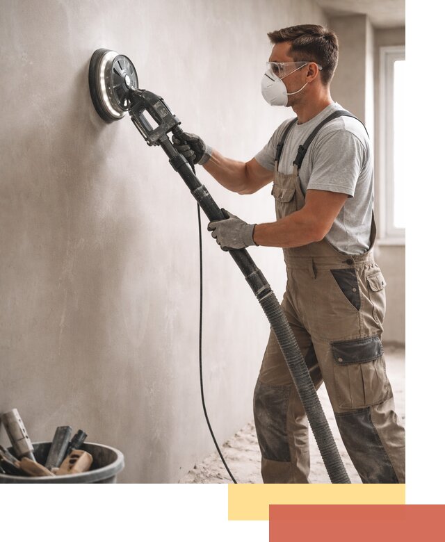 Профессиональная шлифовка стен в Полевском быстро и качественно