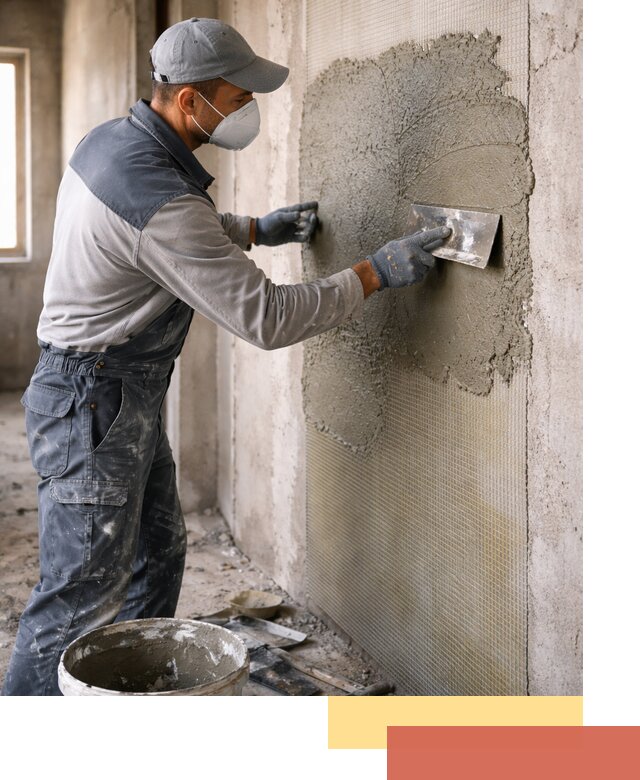 Штукатурка стен по сетке в Полевском под ключ качественно и быстро