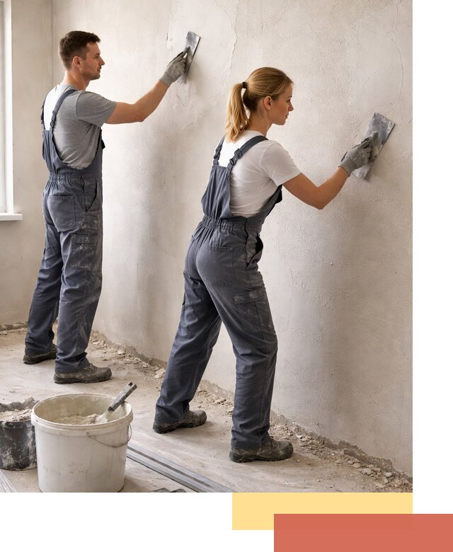 Штукатурка стен под обои в Полевском профессионально и быстро