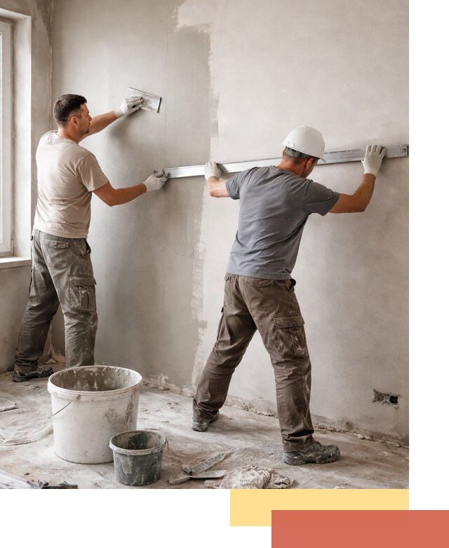 Штукатурка стен под покраску в Полевском качественно и быстро