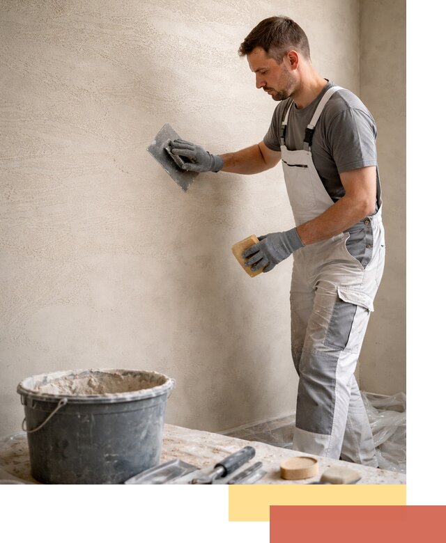 Декоративная штукатурка травертин в Полевском для стен и потолков