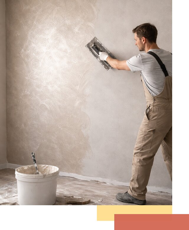 Декоративная штукатурка «Мокрый шелк» под ключ в Полевском