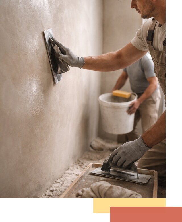 Нанесение марокканской штукатурки таделакт в Полевском