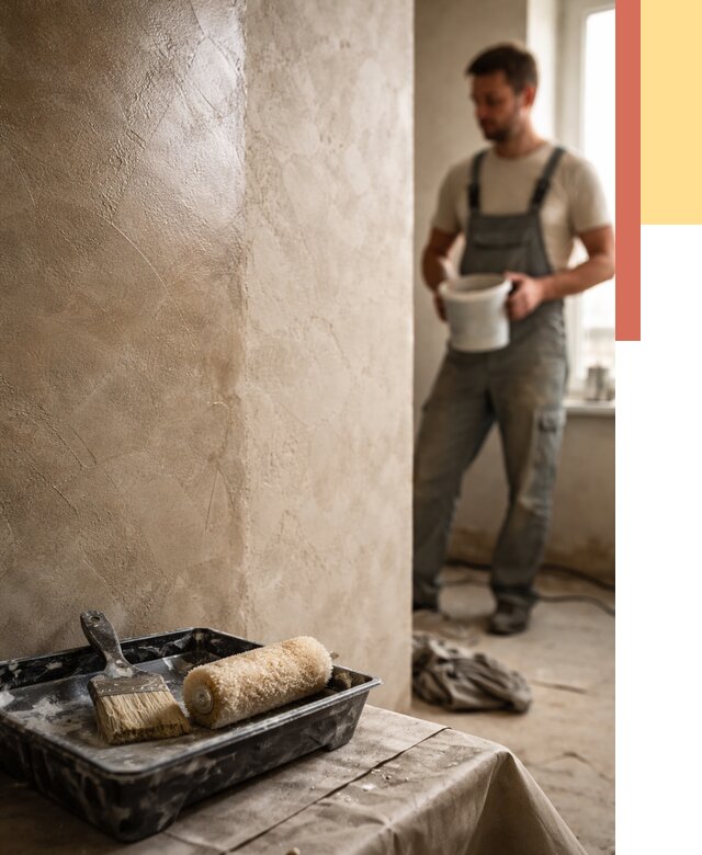 Нанесение воска на штукатурку в Полевском от 3593 руб. | Услуги ОТДЕЛОЧНИК-Плв