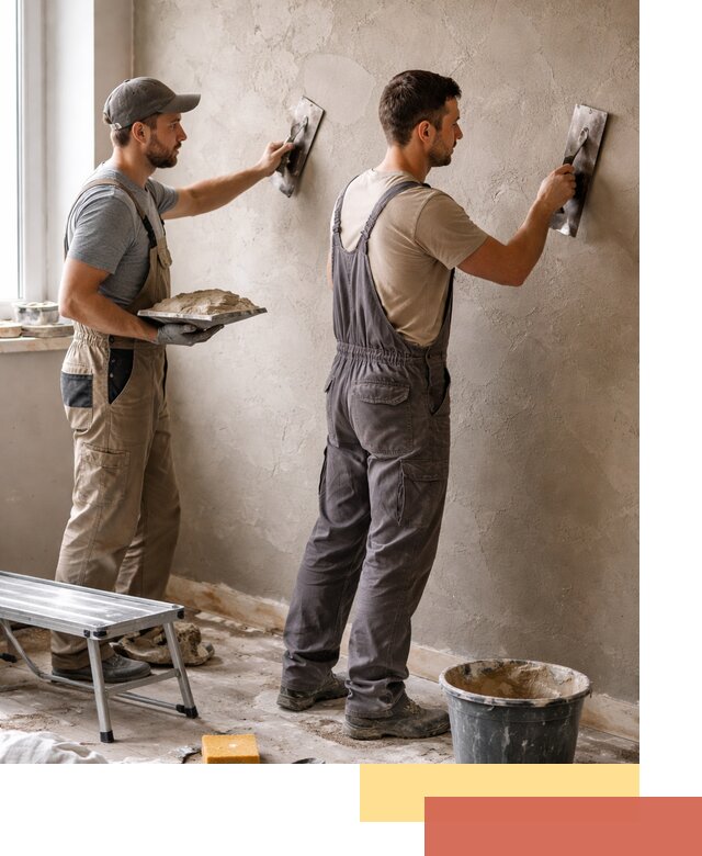 Ремонт декоративной штукатурки и восстановление фактуры в Полевском