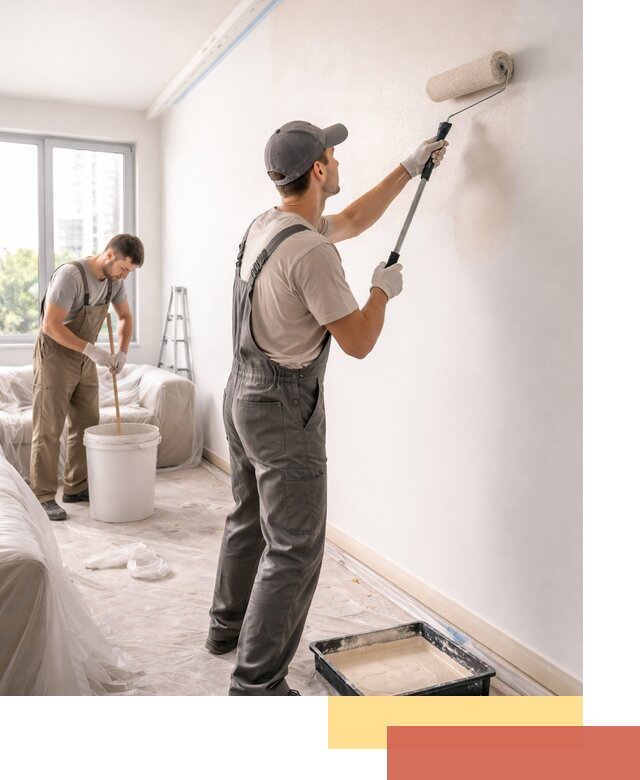 Покраска стен в офисе в Полевском — быстрый и качественный ремонт