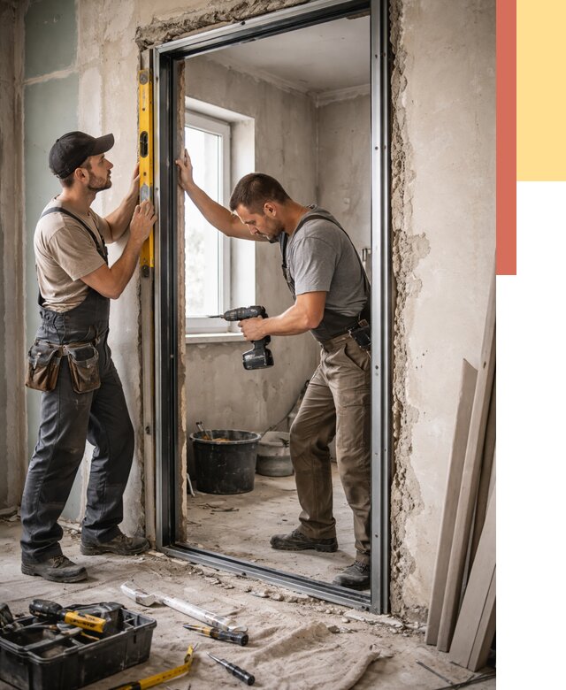 Закладка дверного проема в Полевском от 3593 руб. — быстро и недорого | ОТДЕЛОЧНИК-Плв