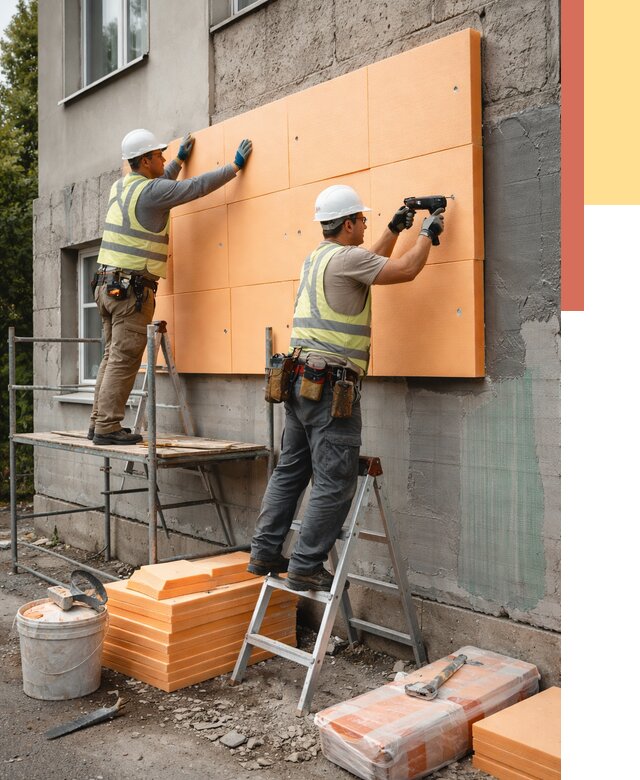 Утепление стен пеноплексом в Полевском от 1899 руб./м2 — быстро и недорого | ОТДЕЛОЧНИК-Плв