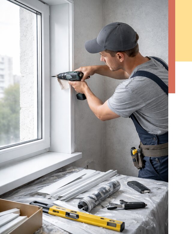 Установка пластиковых откосов в Полевском от 2310 руб. | ОТДЕЛОЧНИК-Плв монтаж, быстро и недорого