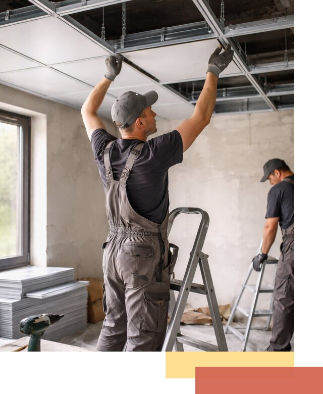 Монтаж кассетного потолка в Полевском качественно и быстро