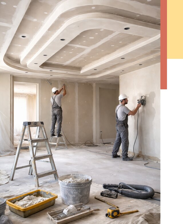 Многоуровневый потолок из гипсокартона в Полевском от 770 руб. под ключ | ОТДЕЛОЧНИК-Плв