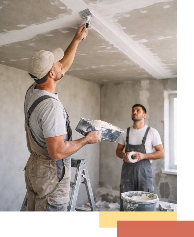 Обработка швов потолка ГКЛ в Полевском: качественная заделка и шпатлевка