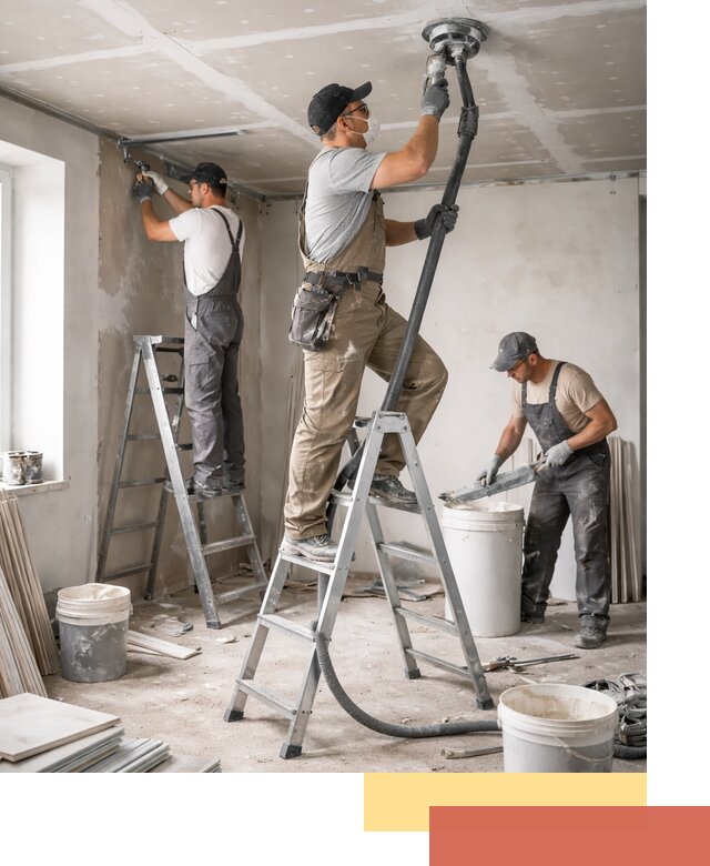 Ремонт потолка из гипсокартона в Полевском: быстрый и качественный монтаж