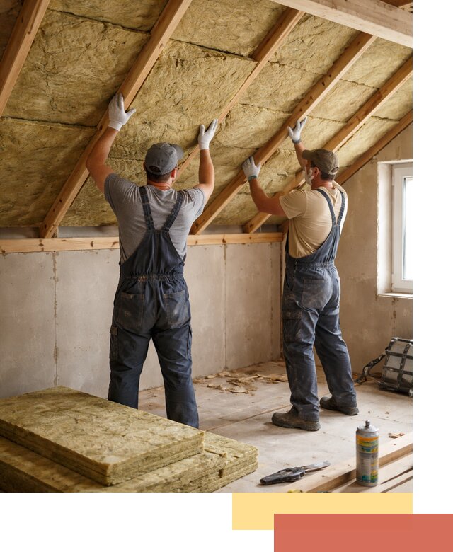 Утепление потолка минеральной ватой в Полевском