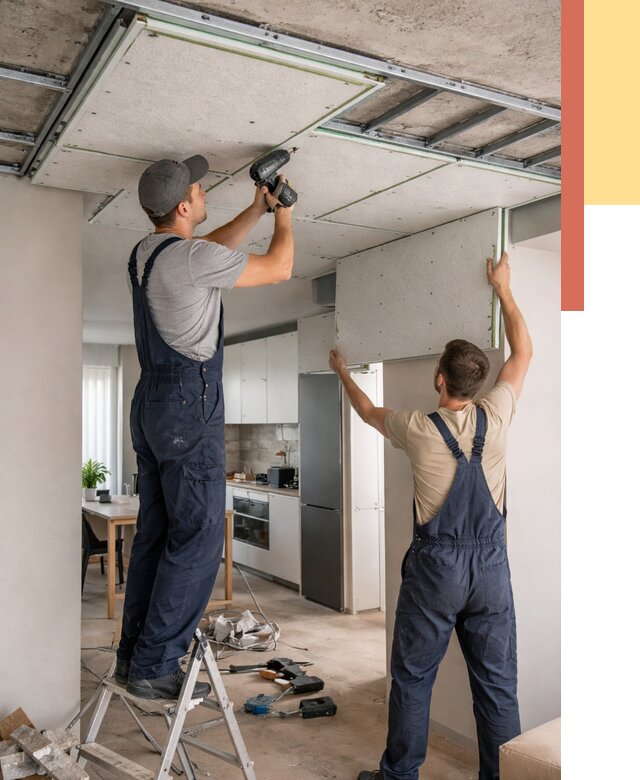 Шумоизоляция потолка панелями зипс в Полевском от 1899 руб. под ключ | ОТДЕЛОЧНИК-Плв